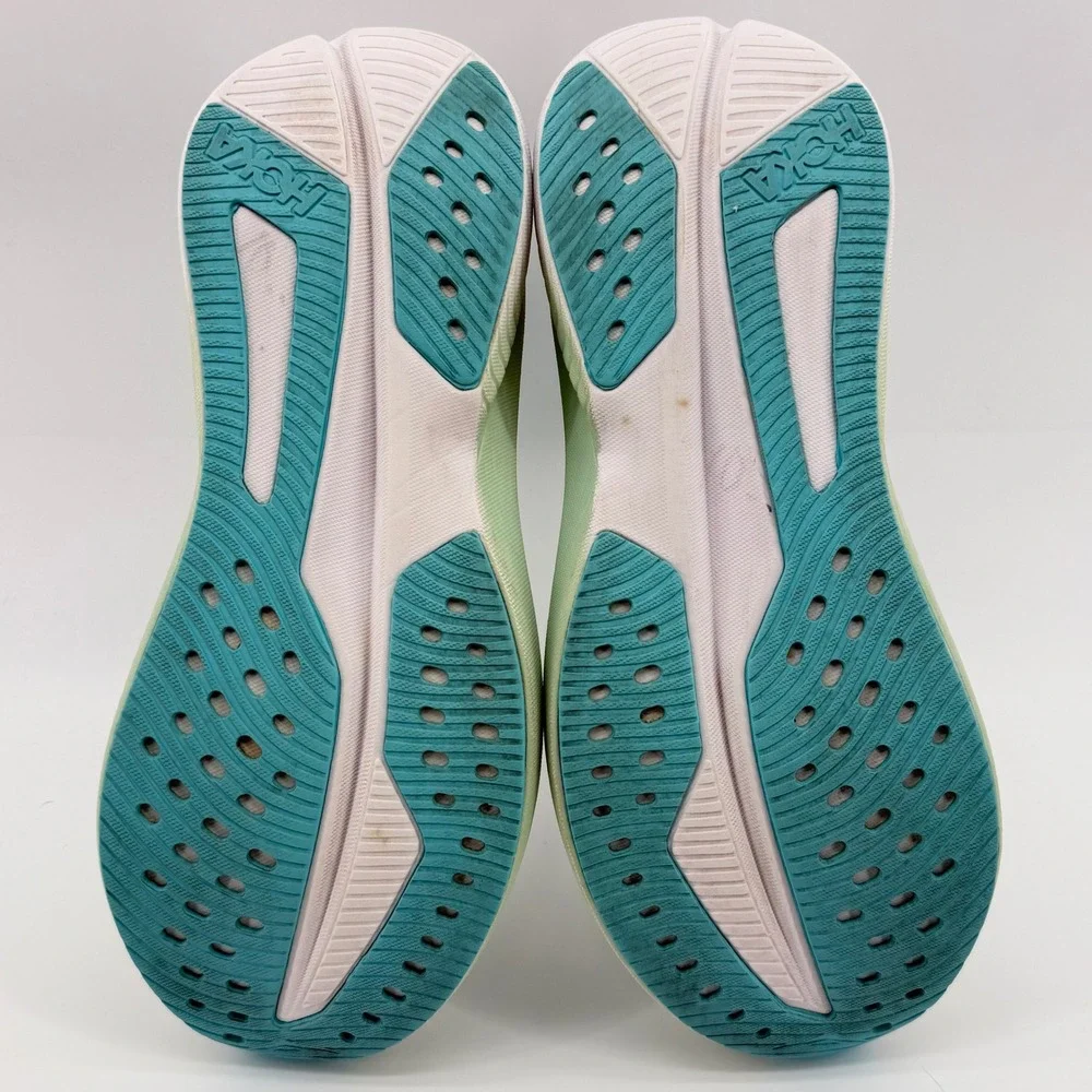 Hoka One One Mach 6 Womens Size 10B White Frost Lightweight Running‎ Sneakers